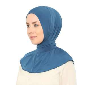 Ready To Go Instant Hijab for Ladies Girls Women With Tie Back Buttons Premium Quality Jersey Scarf - World of Scarfs